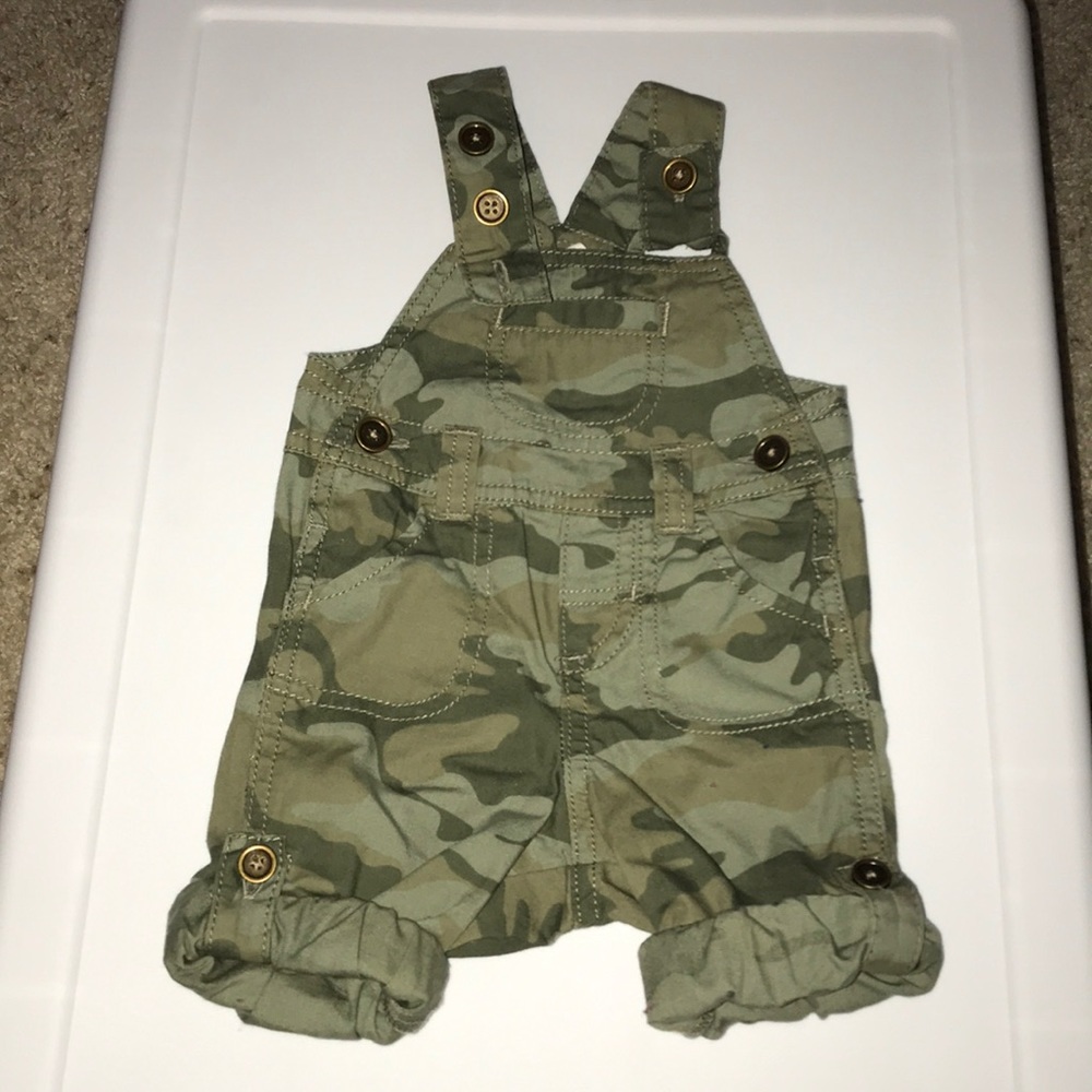 camo overalls